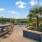 Outdoor Lounge with Fire Pit and Grilling Stations