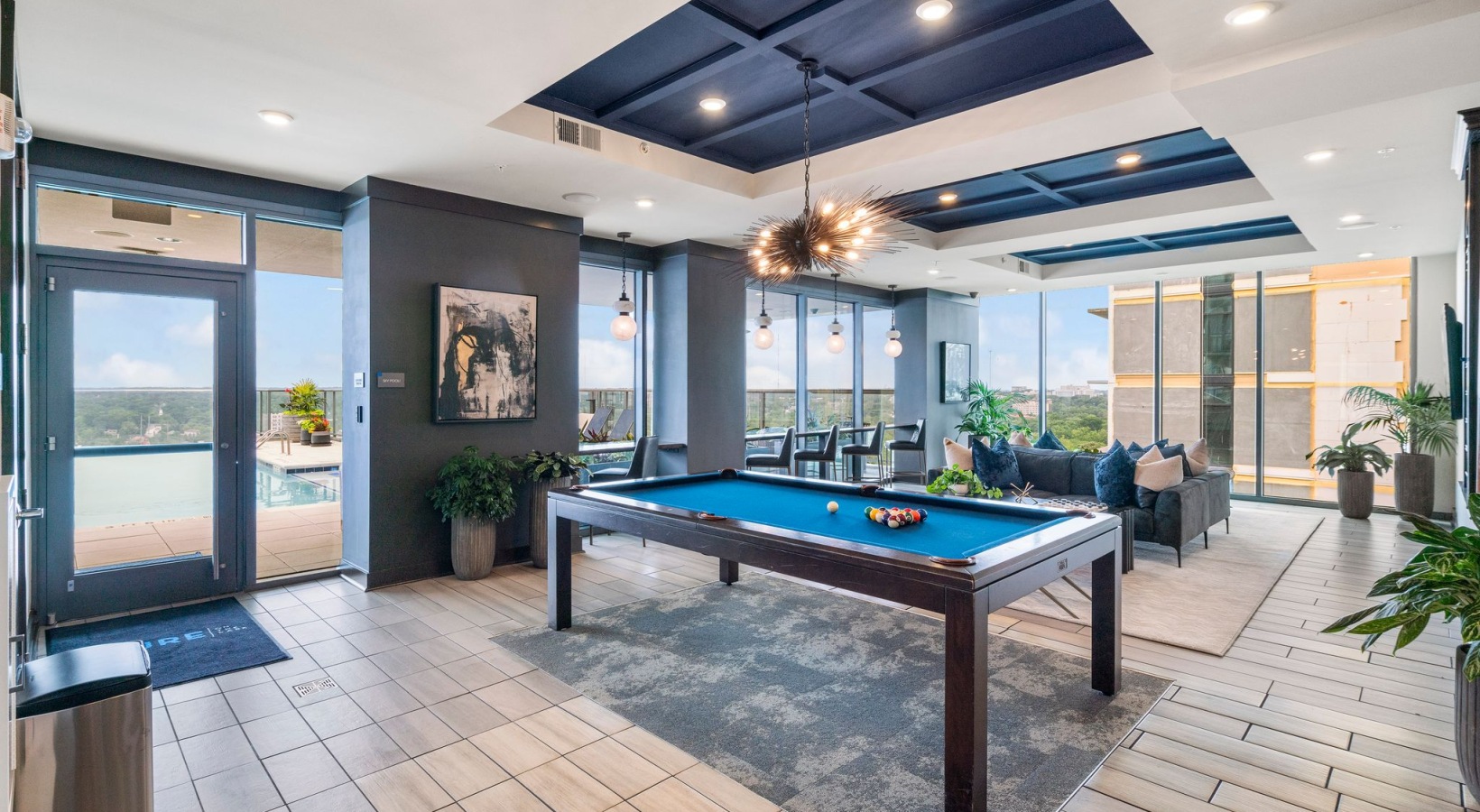 Sky Club with Billiards, Entertainment & Dining